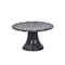 4.5" Black Stoneware Cake Stand by Ashland®